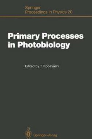 Cover of Primary Processes in Photobiology