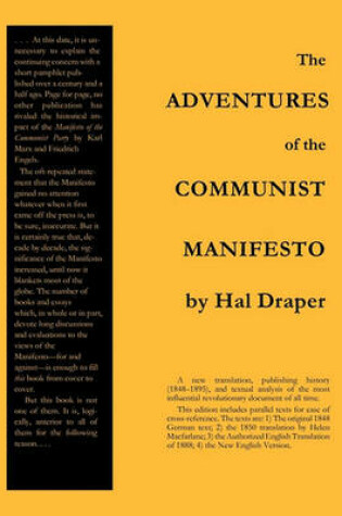 Cover of The Adventures of the Communist Manifesto