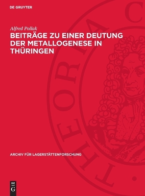 Book cover for Beitr�ge Zu Einer Deutung Der Metallogenese in Th�ringen