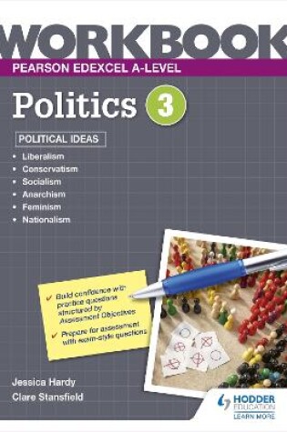 Cover of Pearson Edexcel A-level Politics Workbook 3: Political Ideas