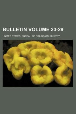 Cover of Bulletin Volume 23-29