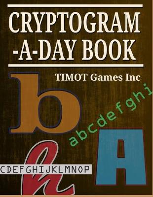 Book cover for Cryptogram a Day Book