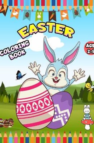 Cover of Easter coloring book for kids Age 2-9