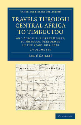 Book cover for Travels through Central Africa to Timbuctoo 2 Volume Set