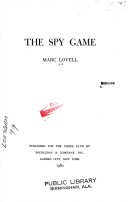 Book cover for The Spy Game