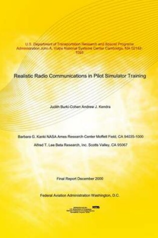 Cover of Realistic Radio Communications in Pilot Simulator Training
