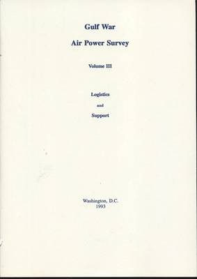 Cover of Gulf War Air Power Survey, Volume III