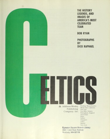 Book cover for Ryan-Boston Celtics