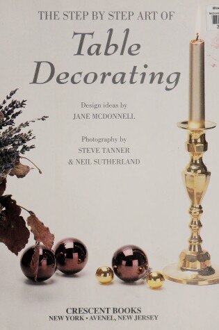 Cover of Step by Step Table Decorating