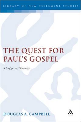 Cover of The Quest for Paul's Gospel