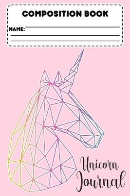 Book cover for Composition Book Unicorn Journal