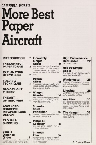 Cover of More Best Paper Aircraft