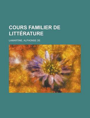 Book cover for Cours Familier de Litterature (16)