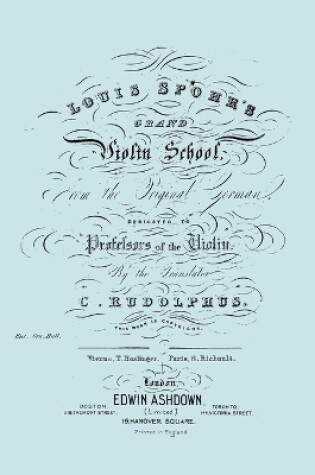 Cover of Grand Violin School