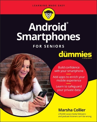 Book cover for Android Smartphones For Seniors For Dummies