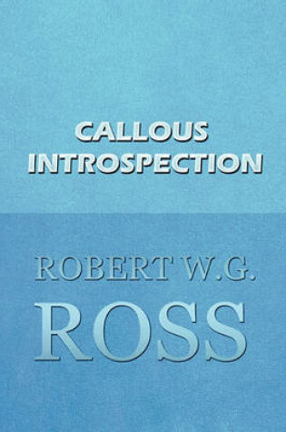 Cover of Callous Introspection