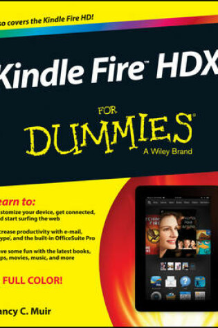 Cover of Kindle Fire HDX For Dummies