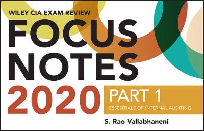 Book cover for Wiley CIA Exam Review 2020 Focus Notes, Part 1