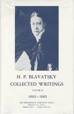 Book cover for Collected Writings of H. P. Blavatsky, Vol. 4