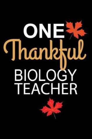 Cover of One Thankful Biology Teacher