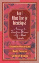 Book cover for Can I Afford Time for Friendships?