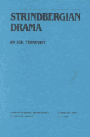 Cover of Strindbergian Drama