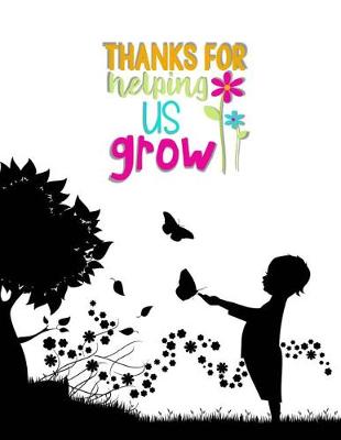 Book cover for Teacher Thank You - Thanks for Helping Us Grow