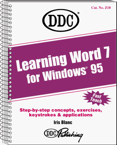 Book cover for Word 7 for Windows 95