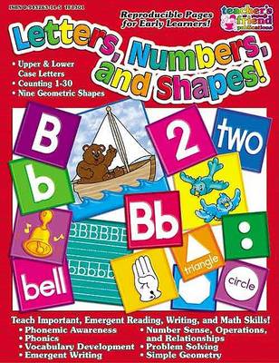 Book cover for Letters, Numbers & Shapes!