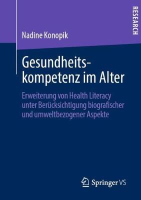 Cover of Gesundheitskompetenz Im Alter