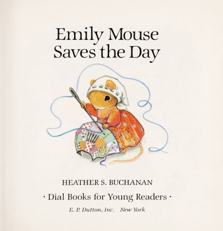 Book cover for Emily Mouse Saves the Day