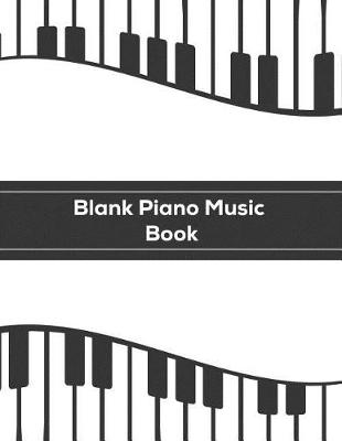 Book cover for Blank Piano Music Book