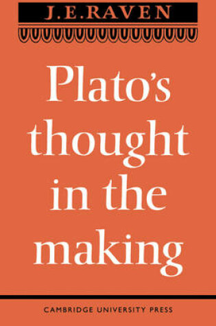 Cover of Platos Thought in the Making