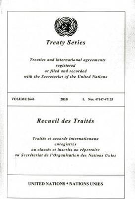 Book cover for Treaty Series 2646