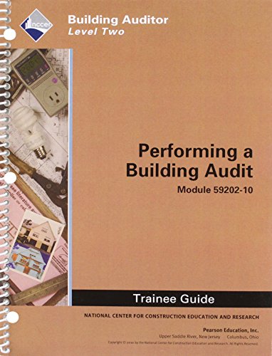 Book cover for 59202-10 Building Auditor TG