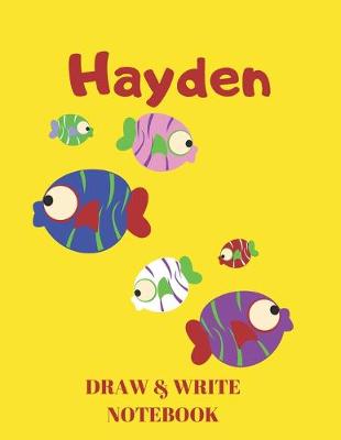 Book cover for Hayden Draw & Write Notebook