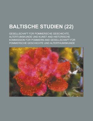 Book cover for Baltische Studien (22 )