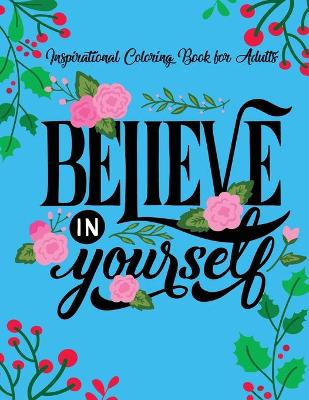 Book cover for Inspirational Coloring Books for Adults