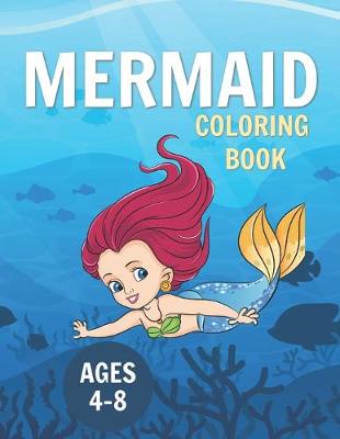 Book cover for Mermaid Coloring Book