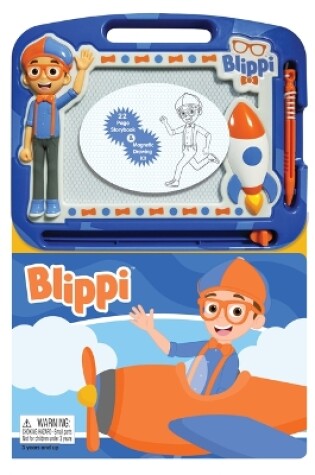 Cover of Blippi: Activity Book Learning, Writing, Sketching with Magnetic Drawing Doodle Pad for Kids