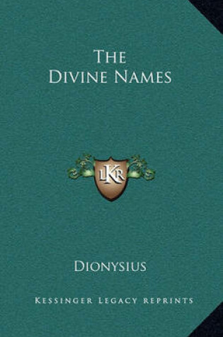 Cover of The Divine Names