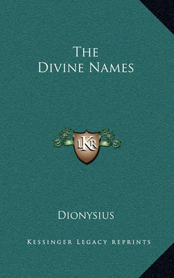 Book cover for The Divine Names