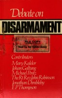 Book cover for Debate on Disarmament