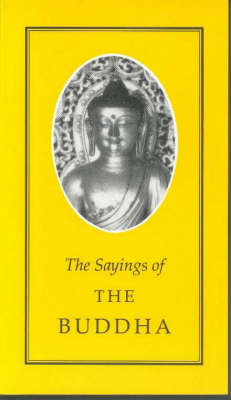 Book cover for The Sayings of Buddha