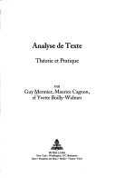 Cover of Analyse De Texte