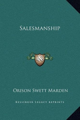 Book cover for Salesmanship