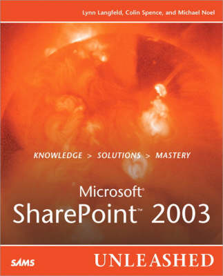 Book cover for Microsoft SharePoint 2003 Unleashed