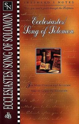 Cover of Ecclesiastes, Song of Solomon