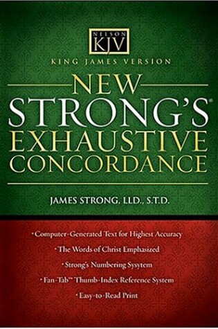Cover of King James Version New Strong's Exhaustive Concordance