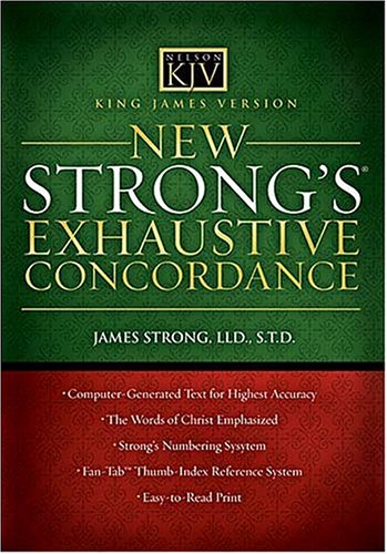 Book cover for King James Version New Strong's Exhaustive Concordance